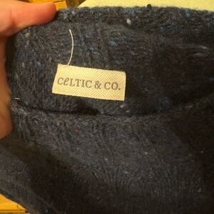 Celtic & Co. Blue Wool Sweater